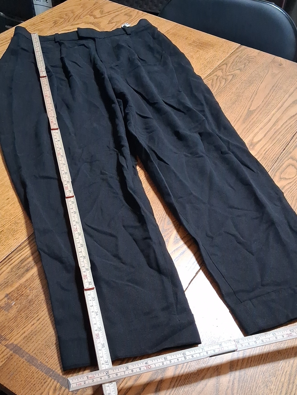 NEW Everlane Cotton Black Pants Women 4 PUT TOGETHER PLEAT Trousers Slacks
